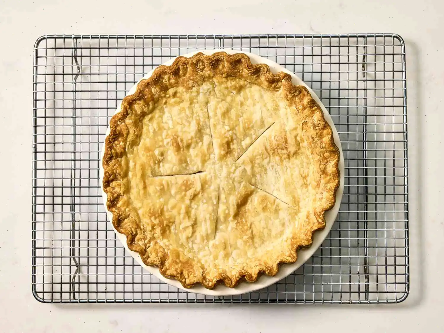 Dad's Leftover Turkey Pot Pie Recipe