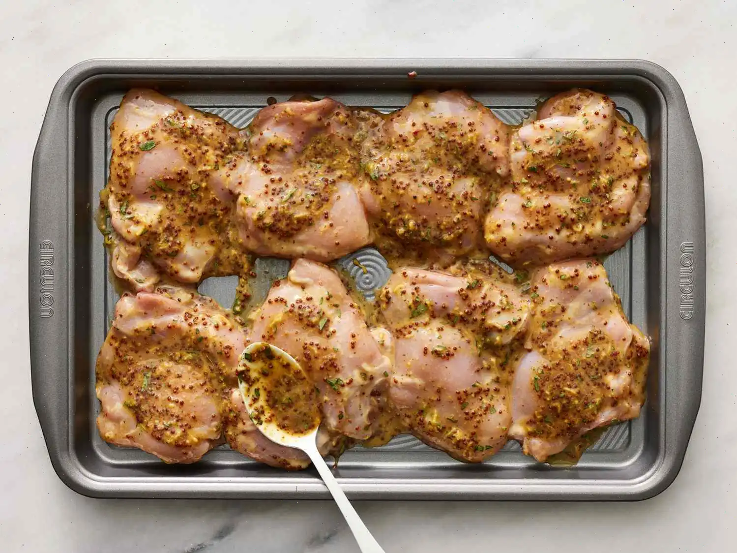 Honey Mustard Chicken Thighs