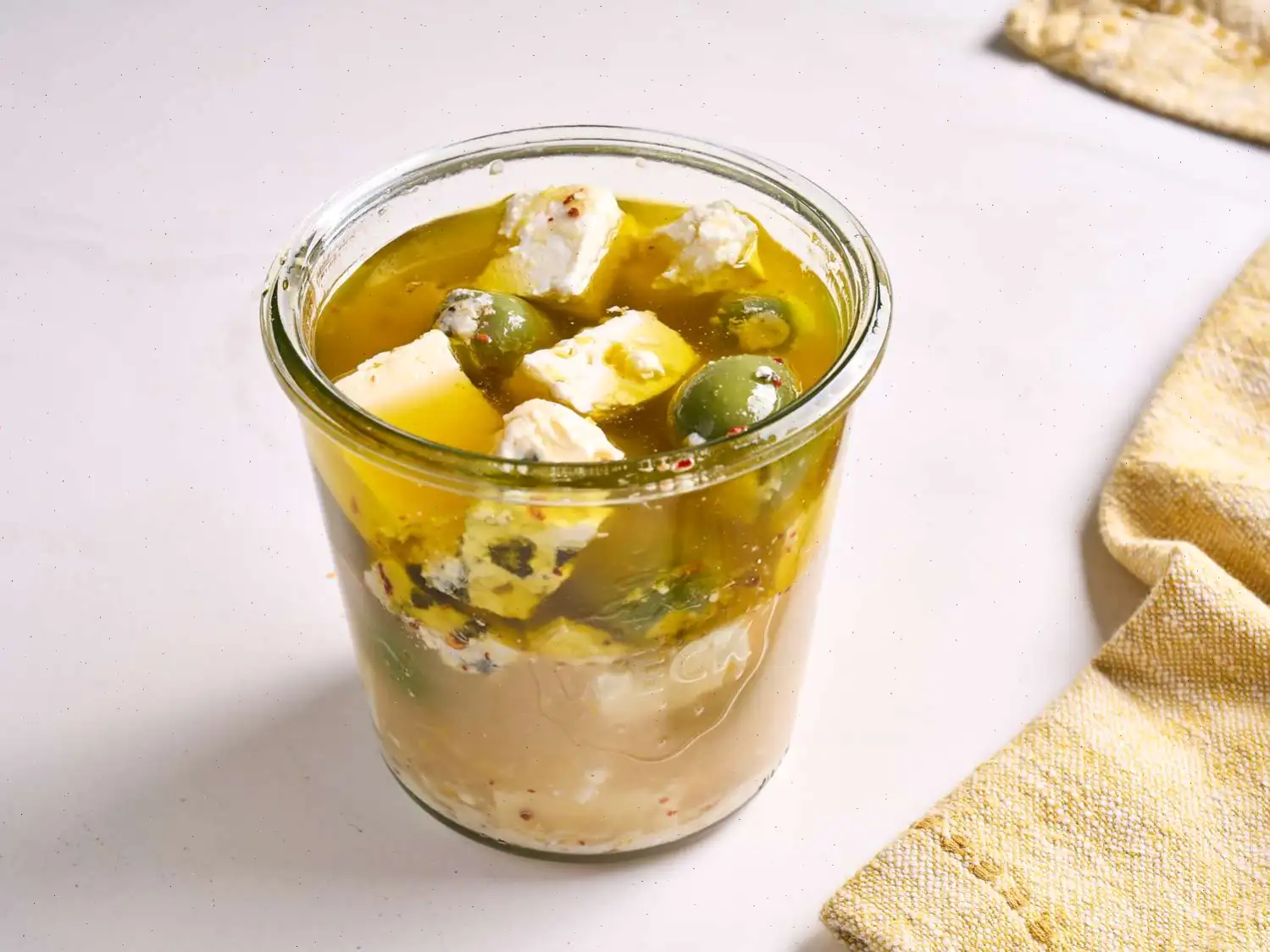 Dirty Jartini Marinated Cheese Recipe