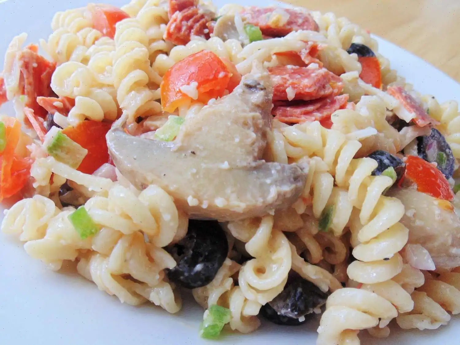 Pepperoni Pizza Pasta Salad Recipe