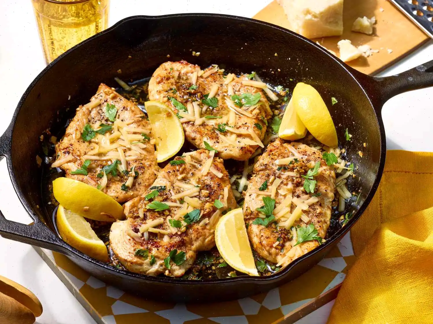 Skillet Garlic Knot Chicken Recipe