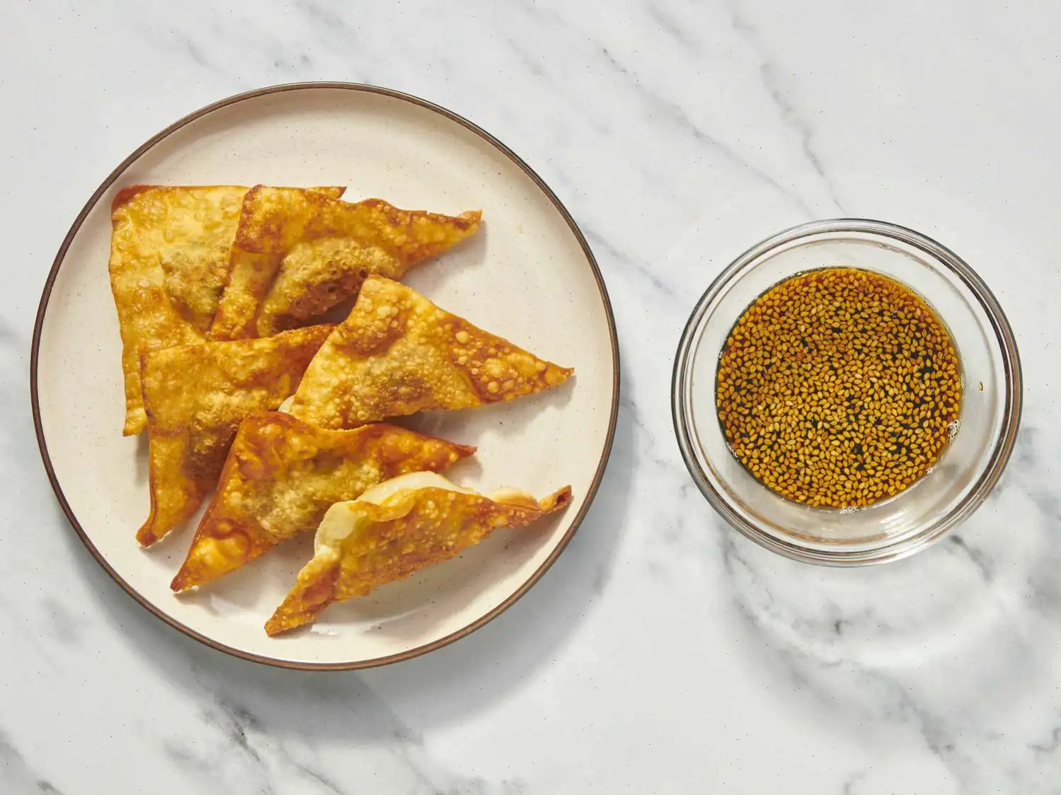 Yaki Mandu (Fried Korean Dumplings) Recipe