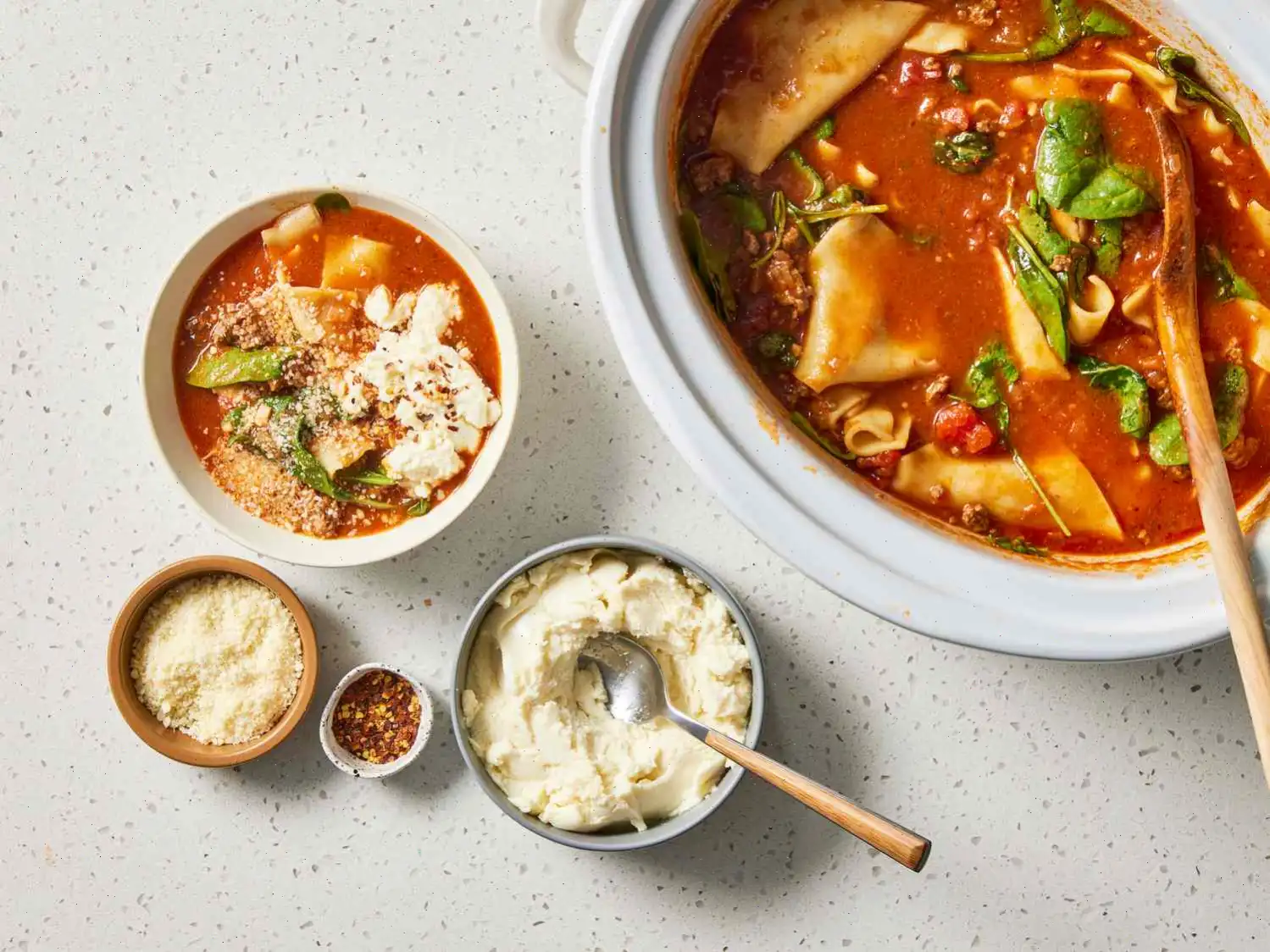 Crockpot Lasagna Soup Recipe