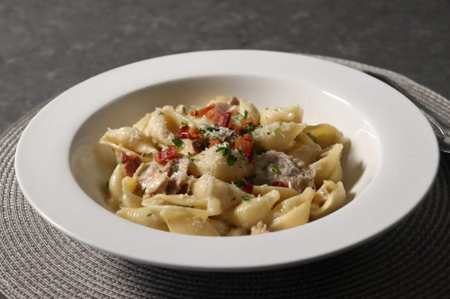 Clam Chowder Shell Pasta Recipe