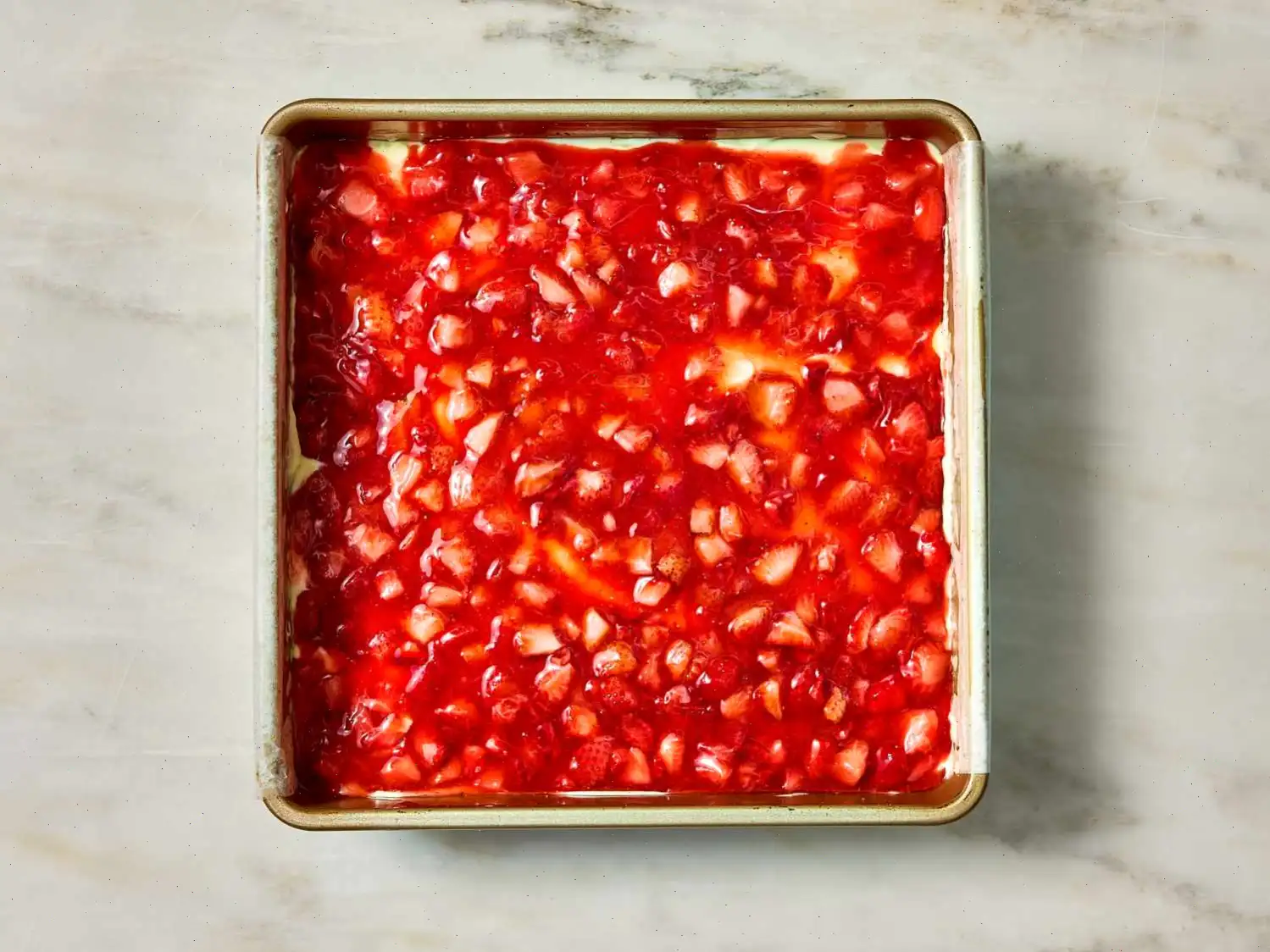 Strawberry Pretzel Bars Recipe