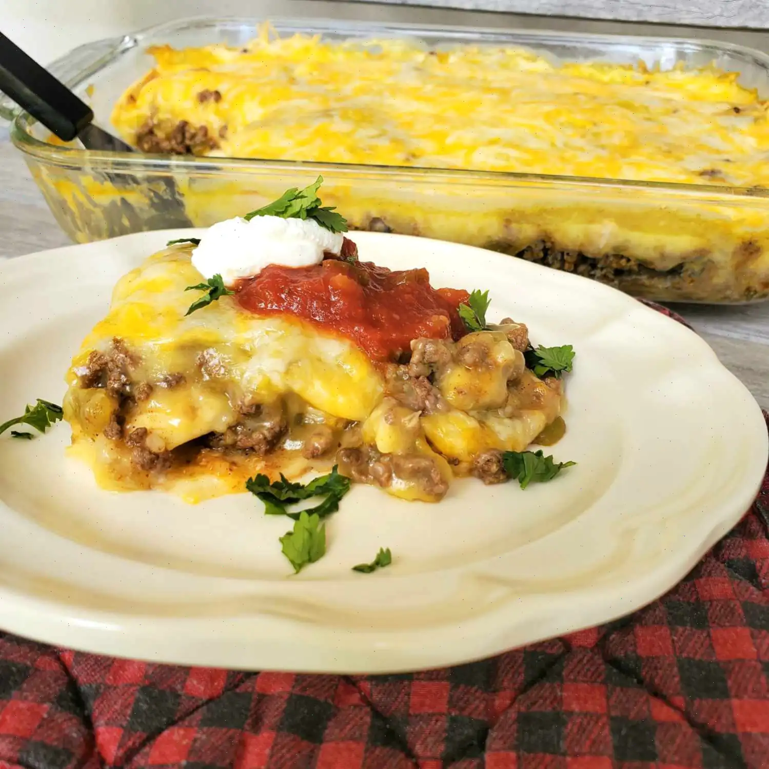 Ground Beef Green Chili Casserole Recipe