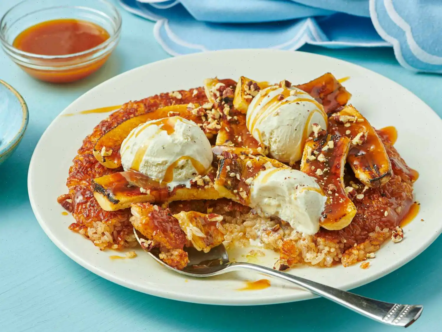 Bananas Foster Crispy Rice Recipe