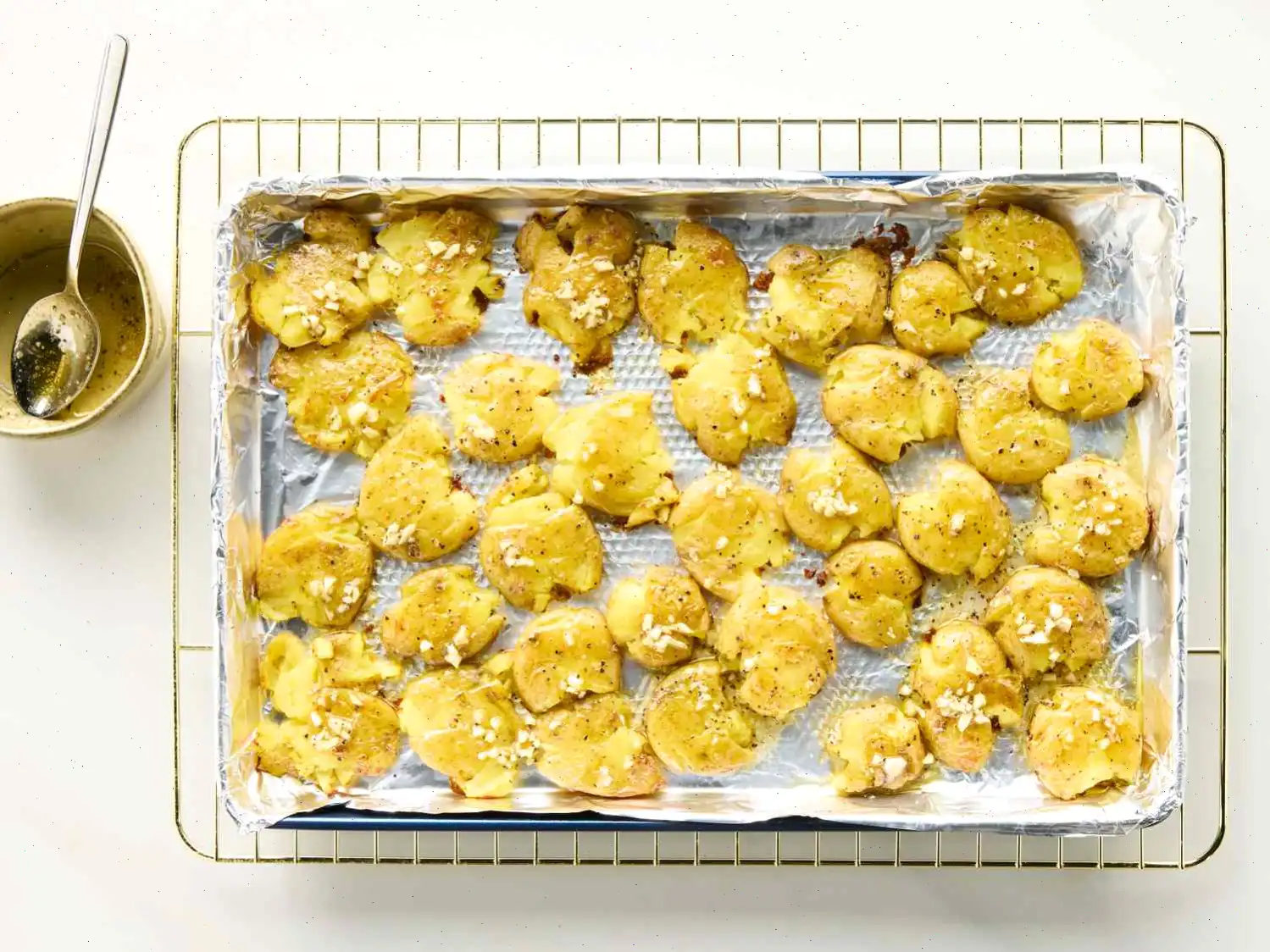 Crispy Lemon Feta Potato Salad Recipe