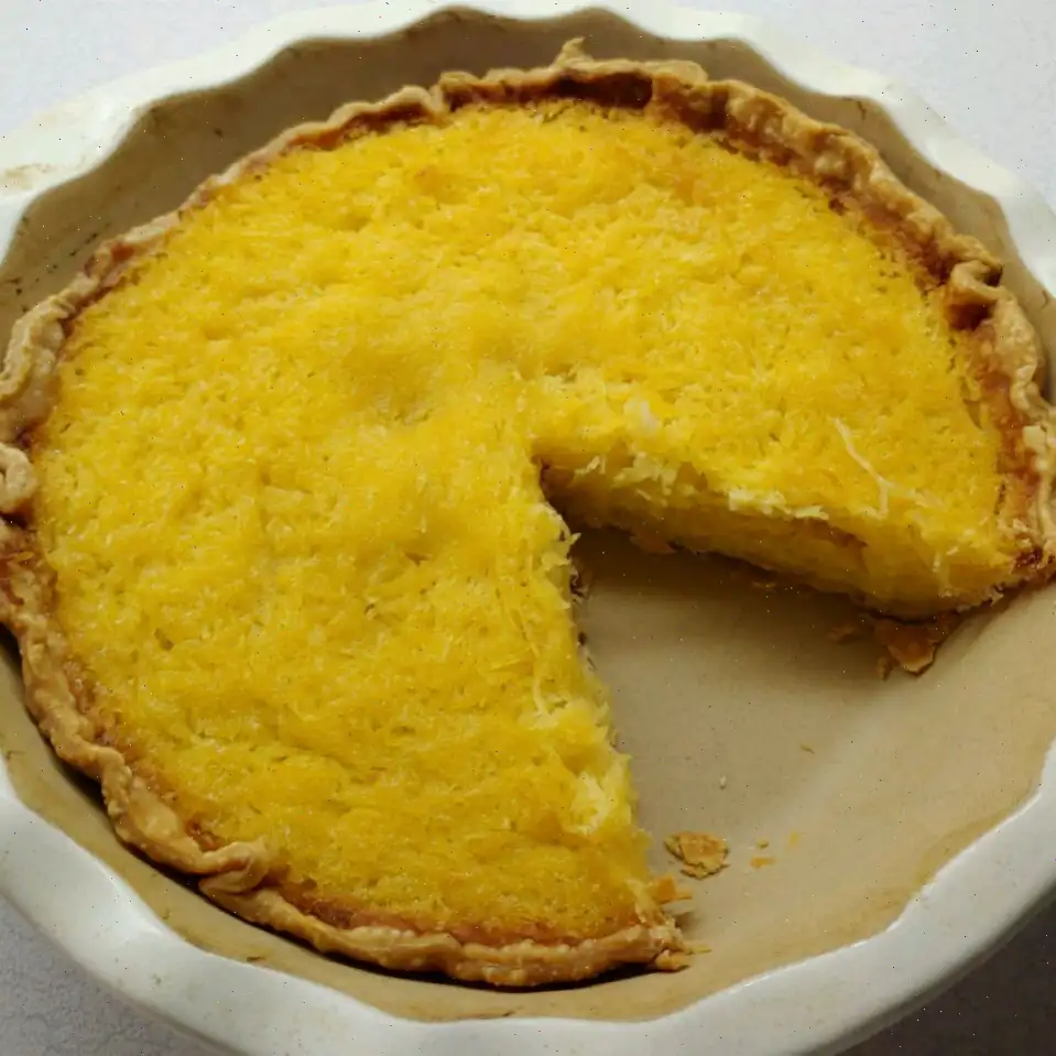 Mock Coconut Pie (Spaghetti Squash Pie) Recipe
