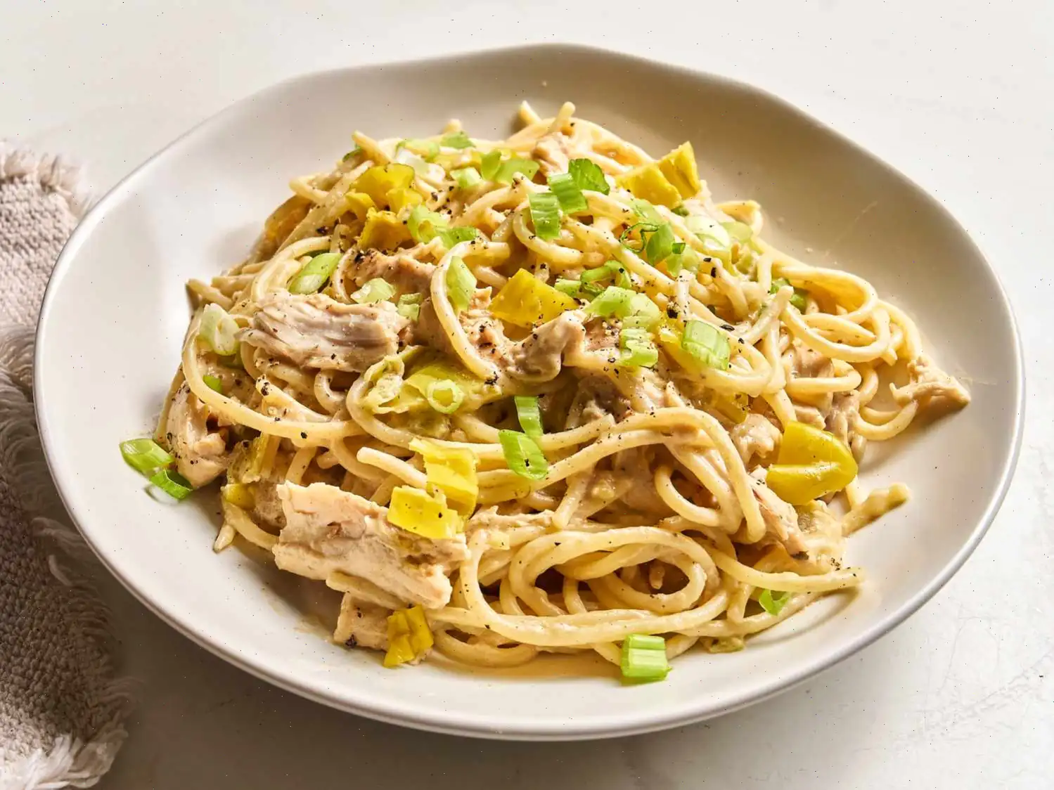 Stick of Butter Mississippi Chicken Spaghetti