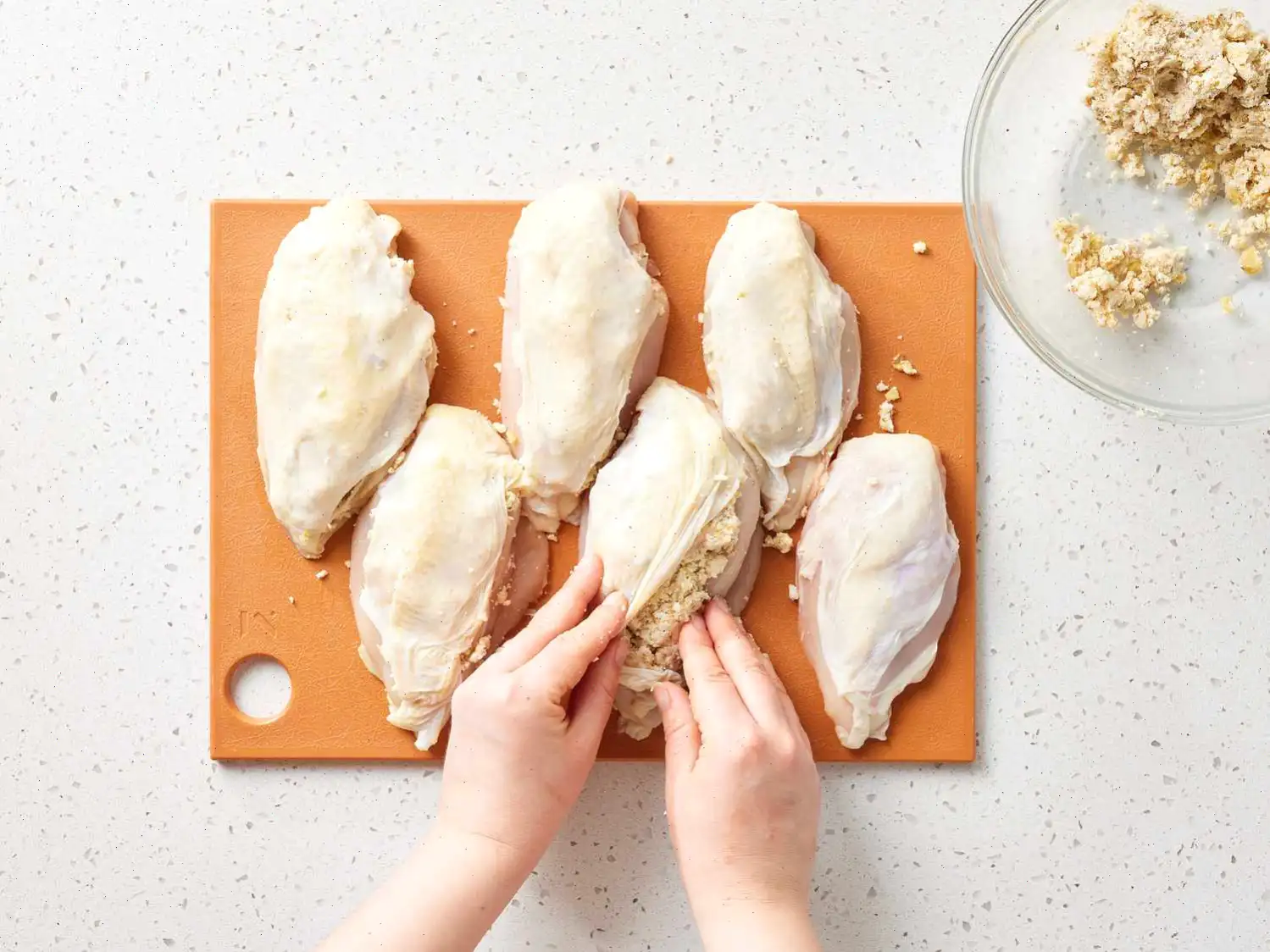 Oven Roasted Stuffed Chicken Breasts Recipe