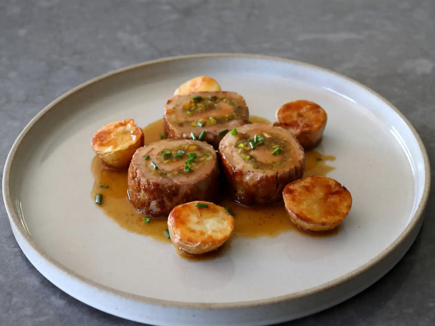 Pistachio Stuffed Pork Tenderloin Recipe