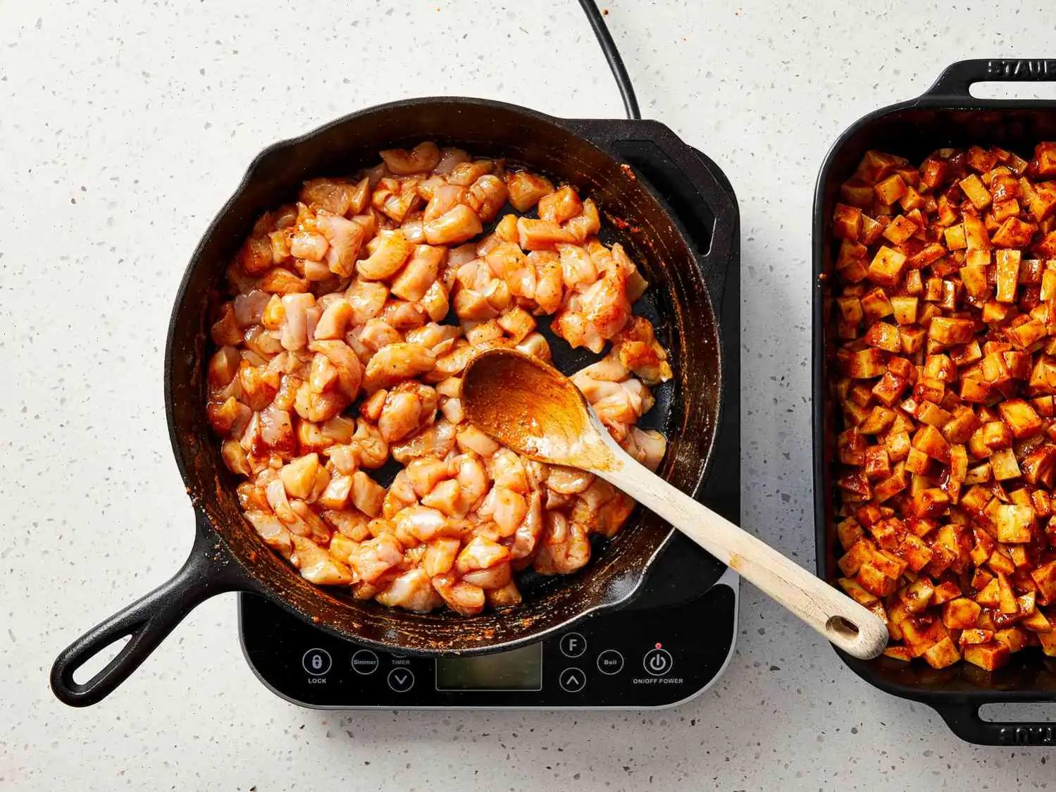 Buffalo Chicken and Roasted Potato Casserole Recipe
