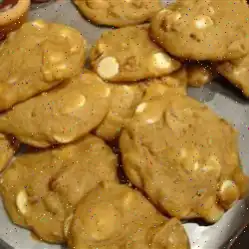 Pumpkin Pecan White Chocolate Cookies Recipe
