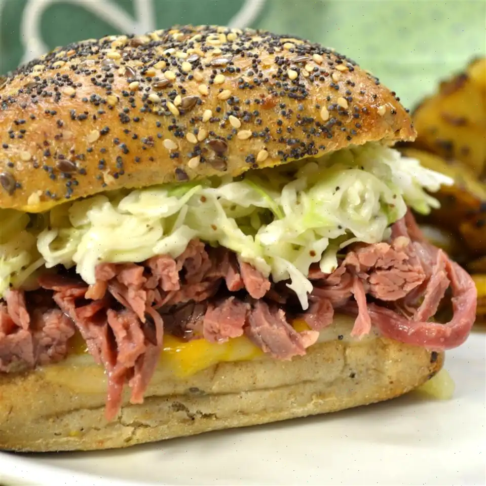 Slow Cooked Corned Beef for Sandwiches Recipe