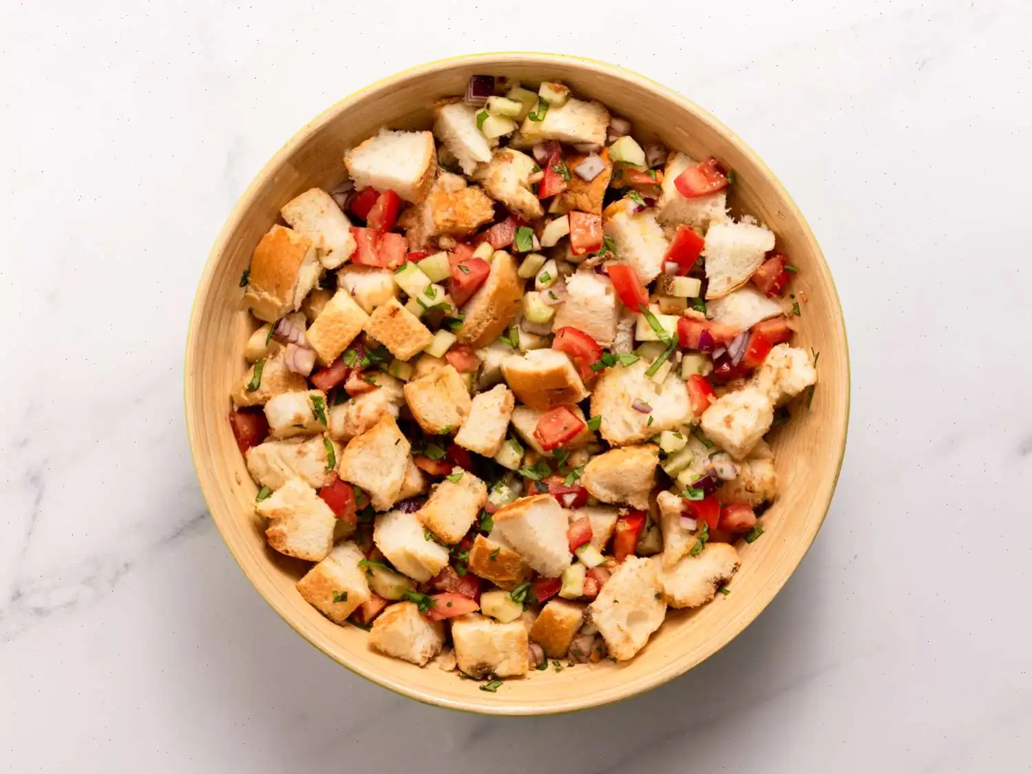 Mid-Summer Italian Bread Salad Recipe