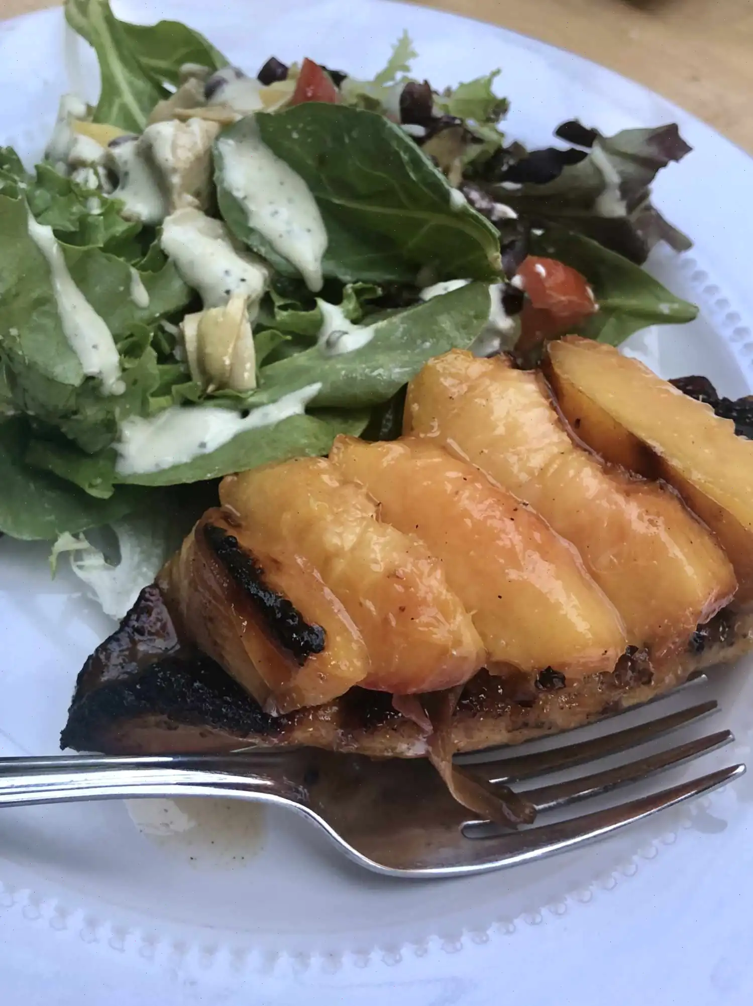 Grilled Chicken with Peach Sauce Recipe
