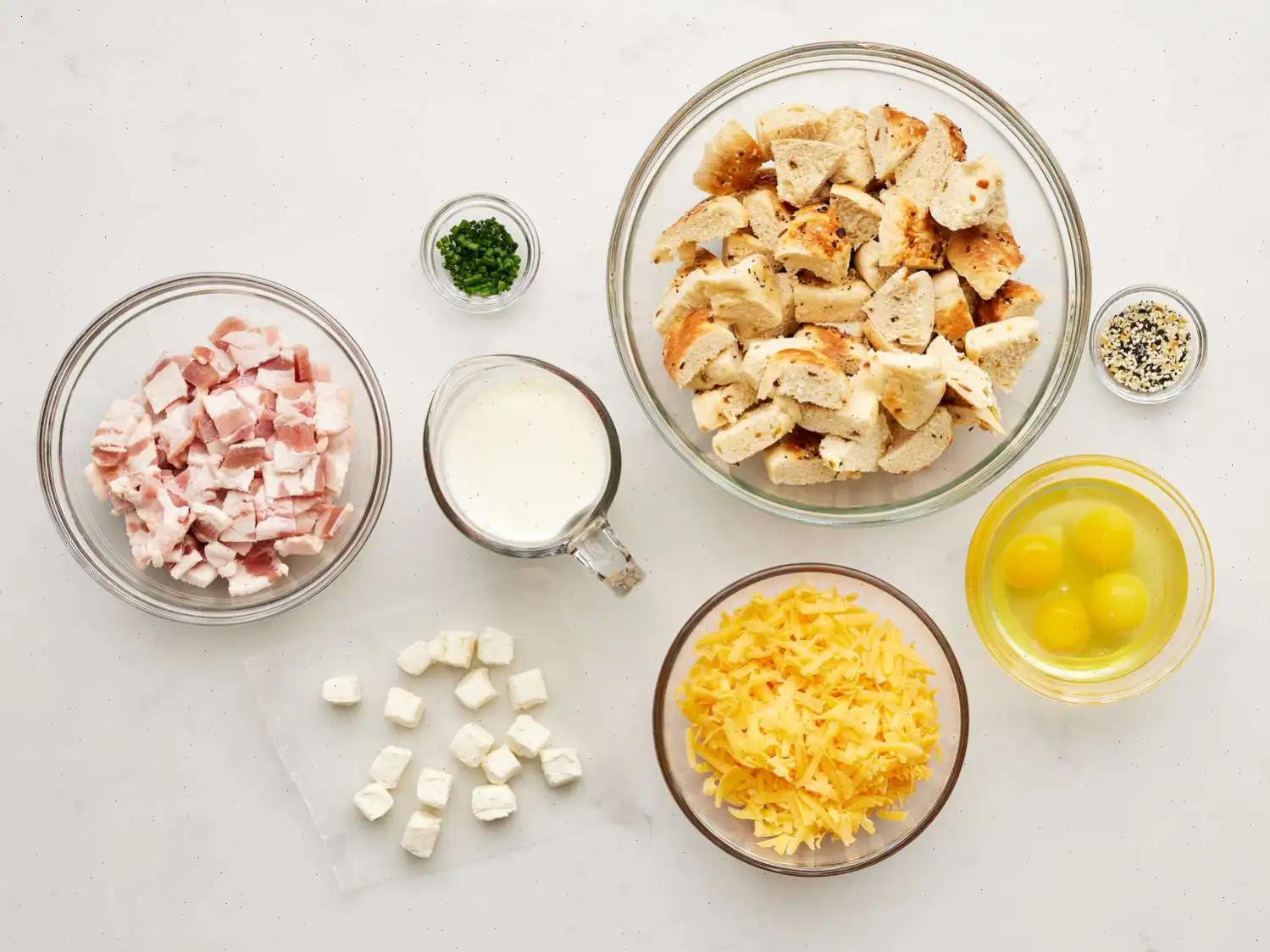 Everything Bagel Breakfast Casserole