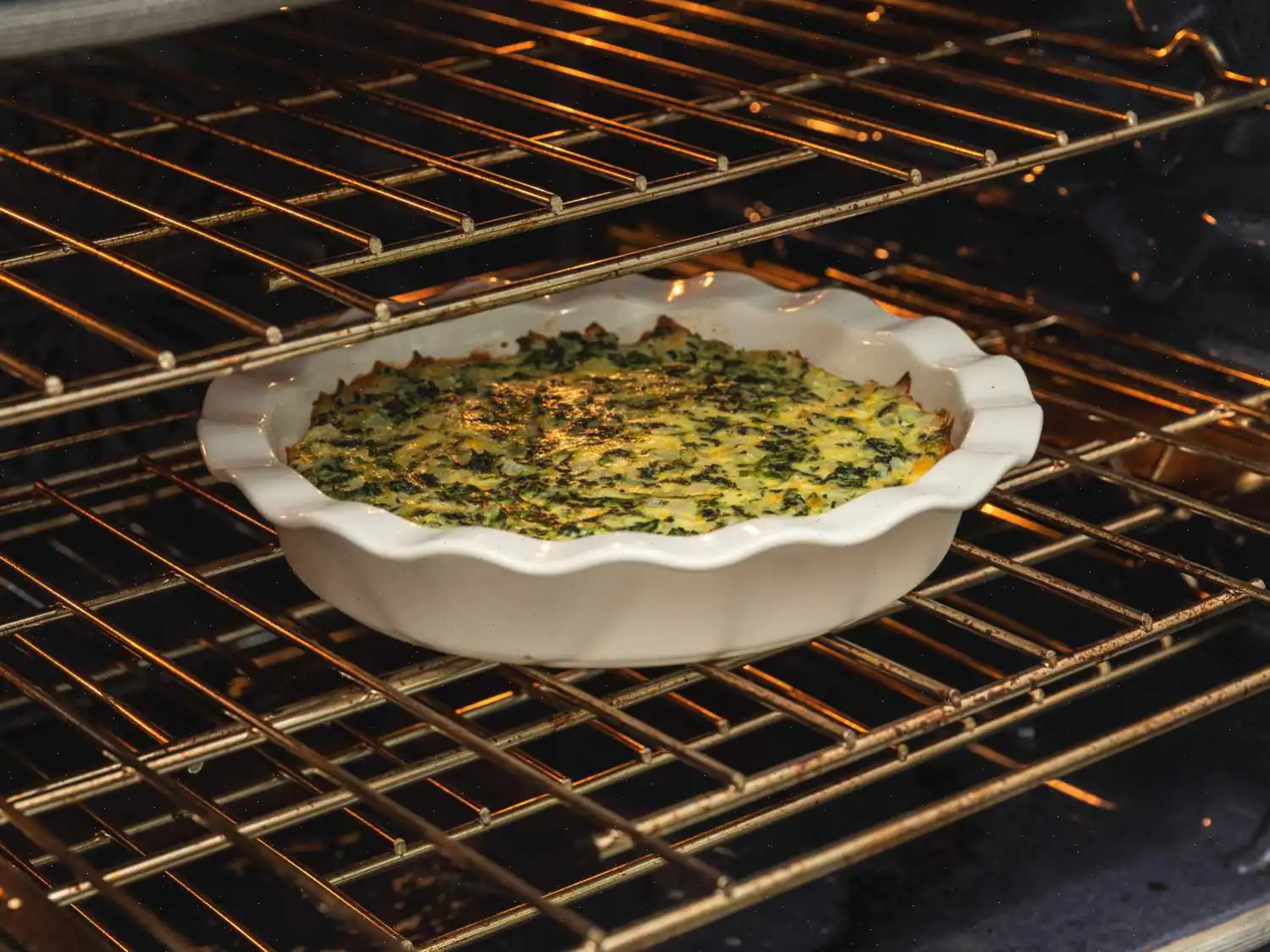 Crustless Spinach Quiche Recipe