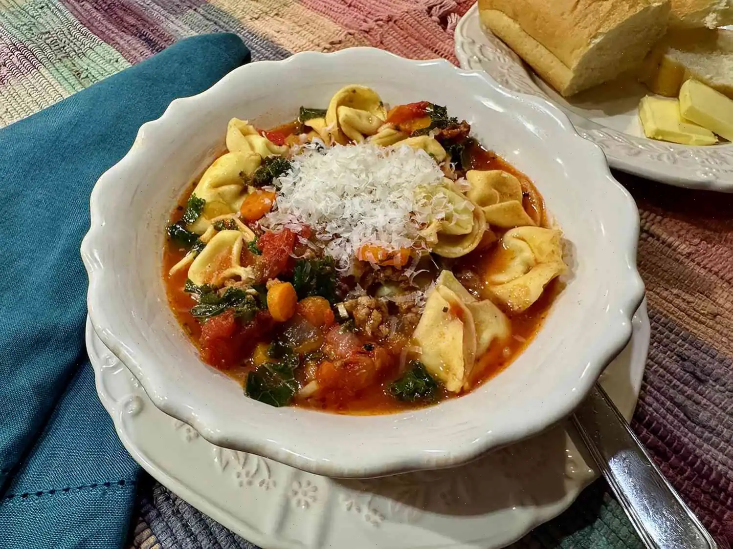 Slow Cooker Sausage Tortellini Soup Recipe