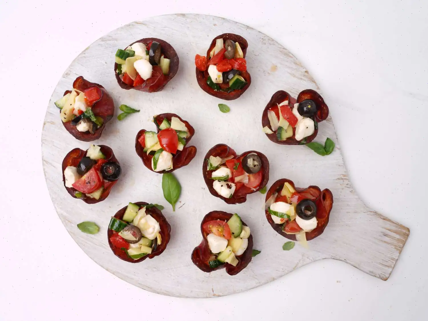 Italian Salami Cups Recipe