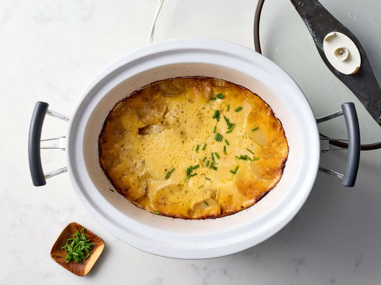 Slow Cooker Potato Gratin Recipe