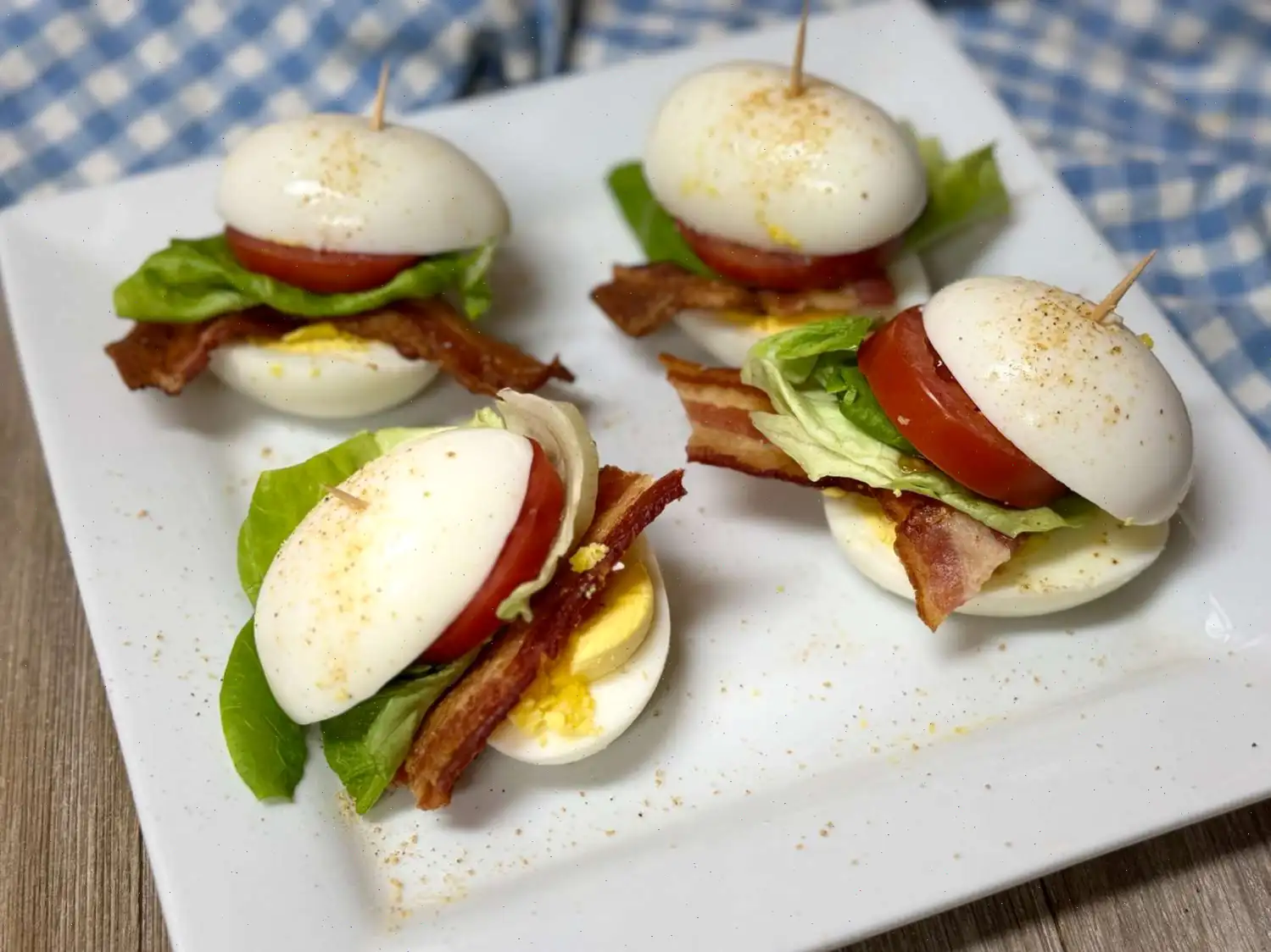 BLT Egg Sliders Recipe