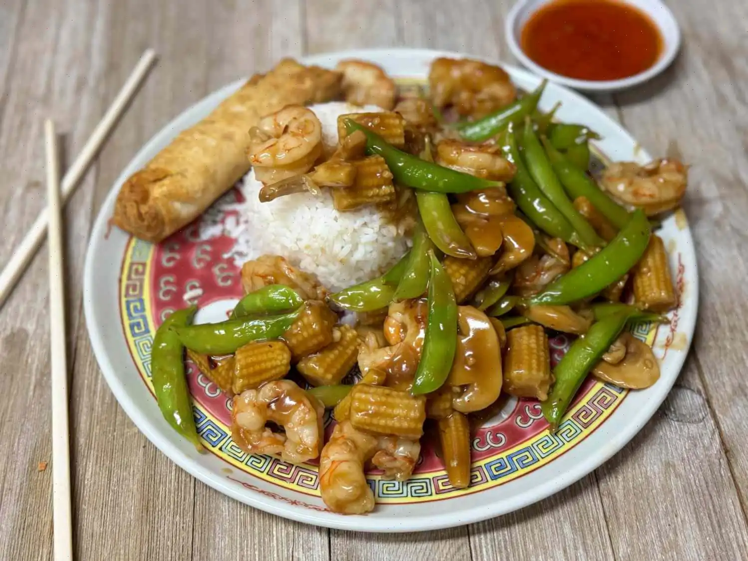 Shrimp Stir-Fry With Snap Peas and Baby Corn Recipe