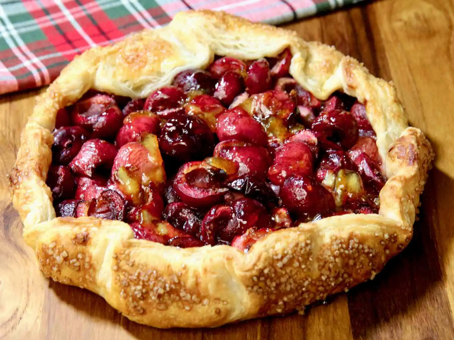Puff Pastry Cherry Crostata Recipe