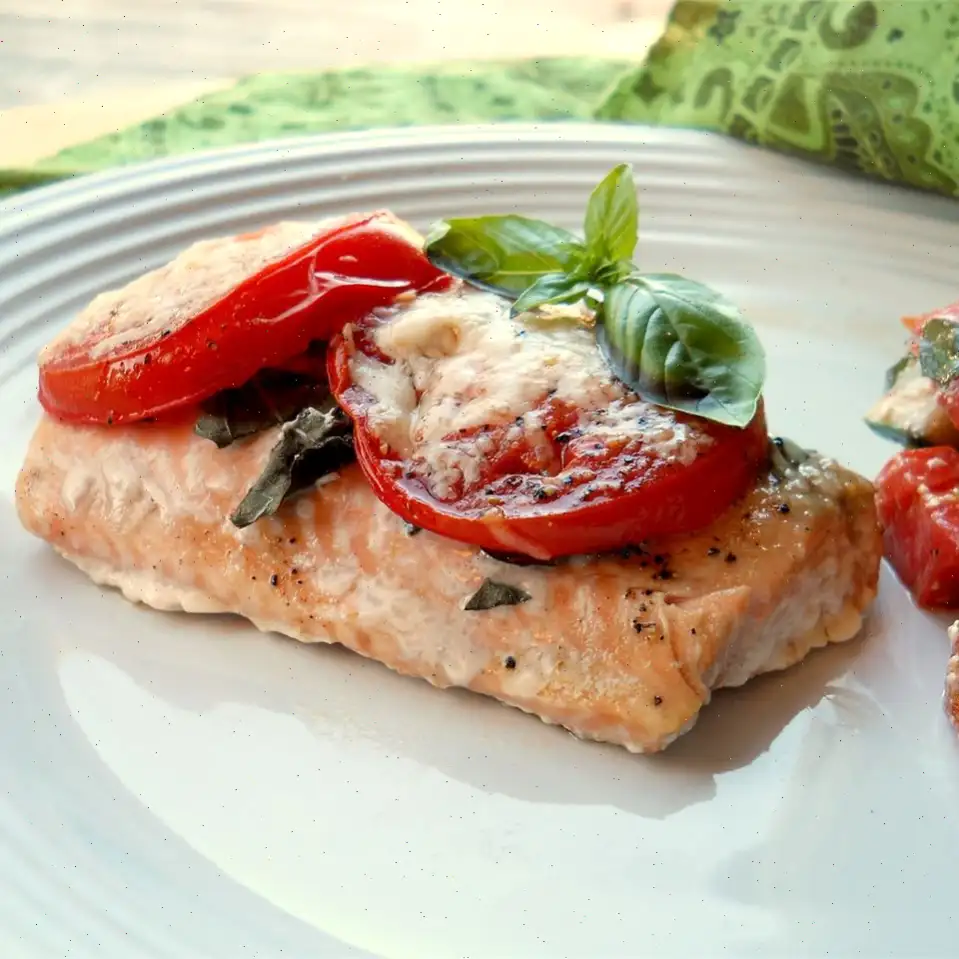 Tomato Basil Salmon Recipe