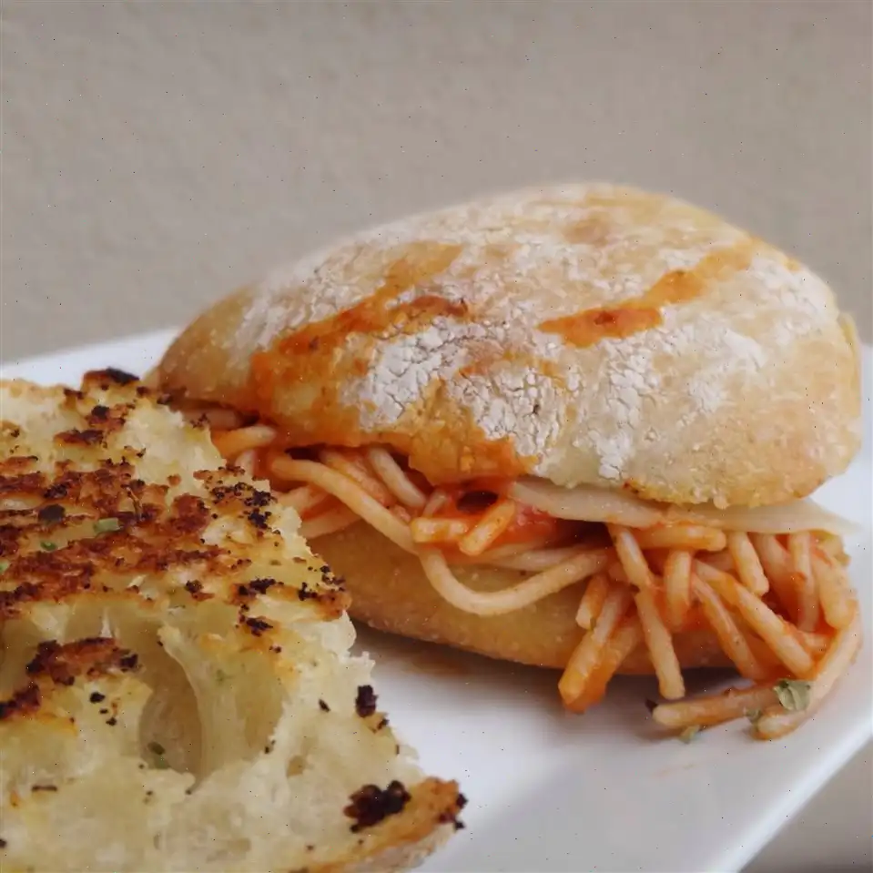 Grilled Spaghetti Sandwich Recipe