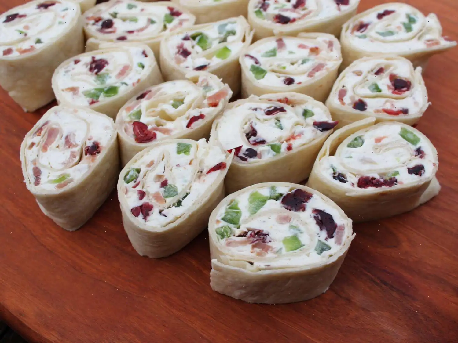 Cranberry Feta Pinwheels Recipe