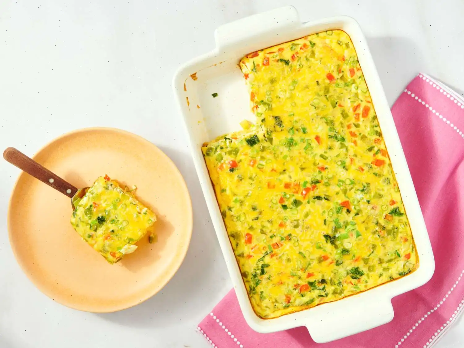 Veggie Breakfast Egg Bake Recipe