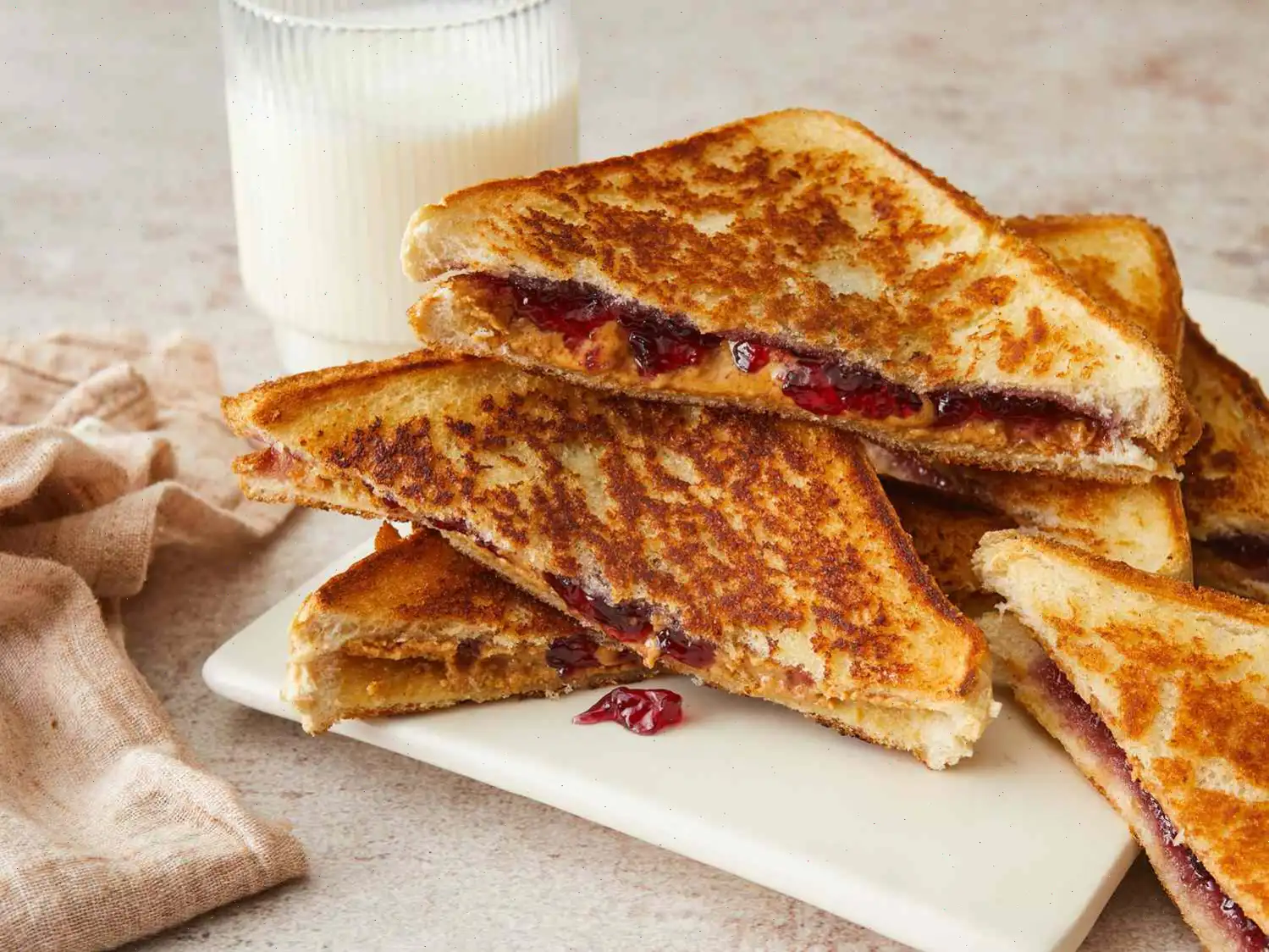 Grilled Peanut Butter and Jelly Sandwich Recipe