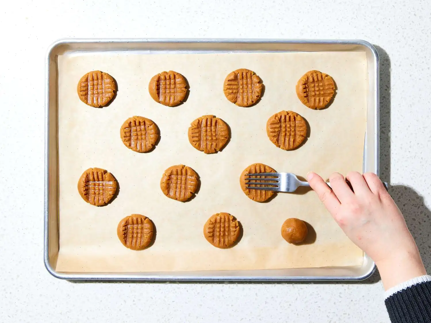Three Ingredient Peanut Butter Cookies Recipe