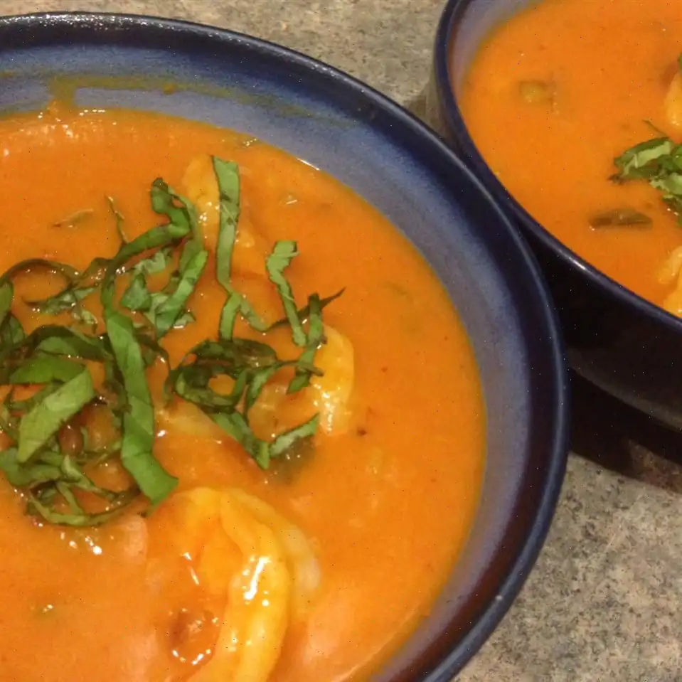 Spicy Coconut Shrimp Bisque Recipe