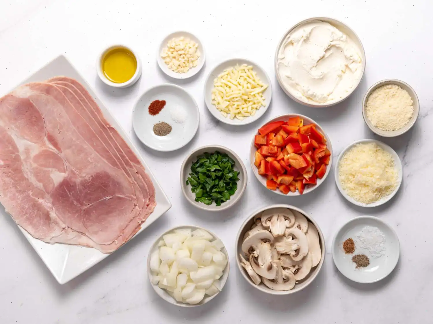 Three Cheese Ham Involtini Recipe