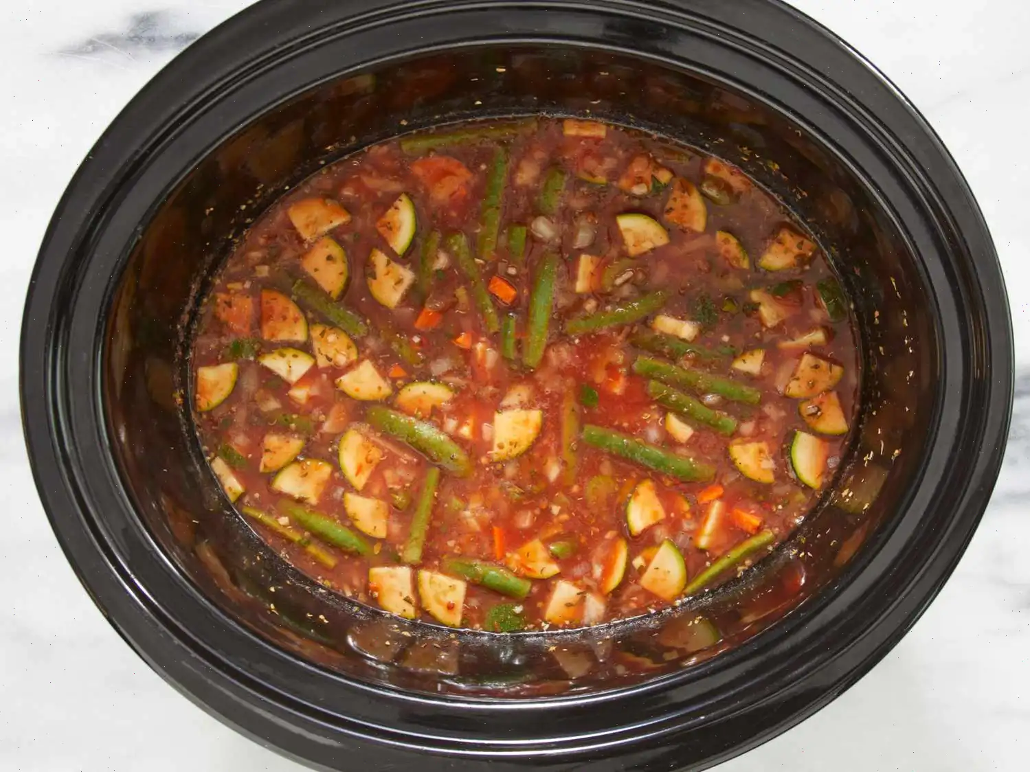 Slow Cooker Vegetarian Minestrone Recipe