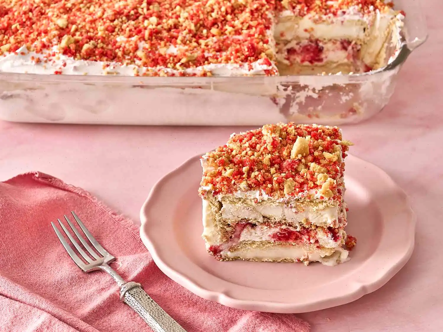 Strawberry Shortcake Ice Cream Cake Recipe