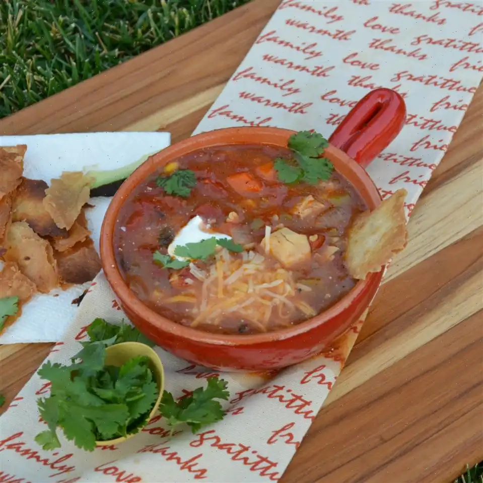 Spicy Chicken Tortilla Soup Recipe