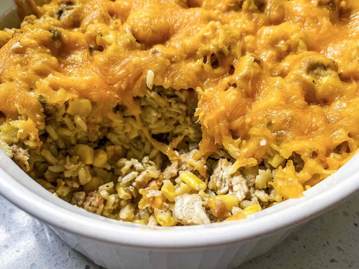 Cheesy Chicken and Corn Casserole Recipe