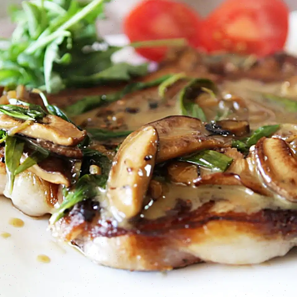 Sirloin Steak with Mushrooms Recipe