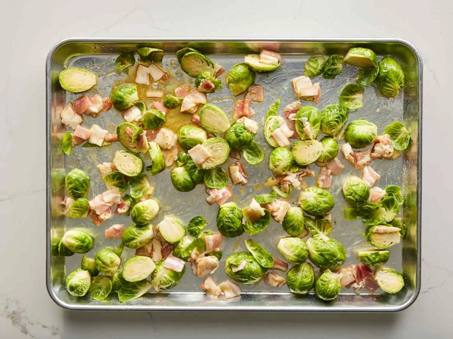 Maple Roasted Brussels Sprouts with Bacon Recipe
