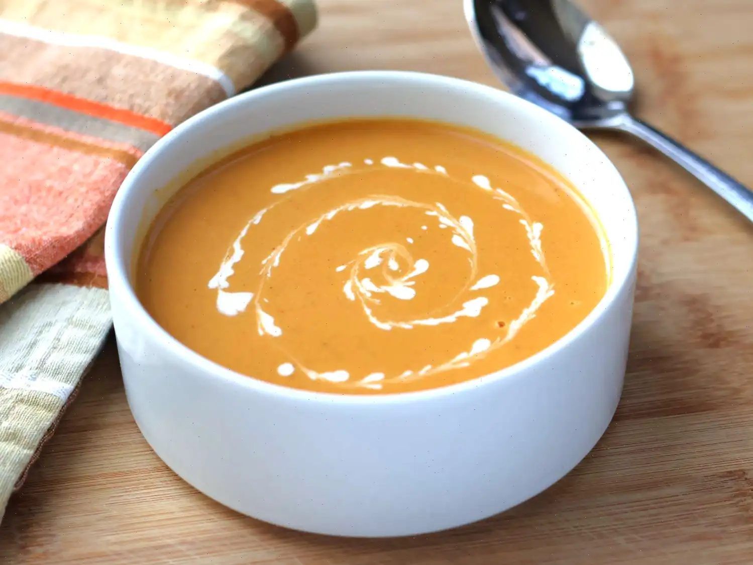 Harissa Butternut Squash Soup Recipe