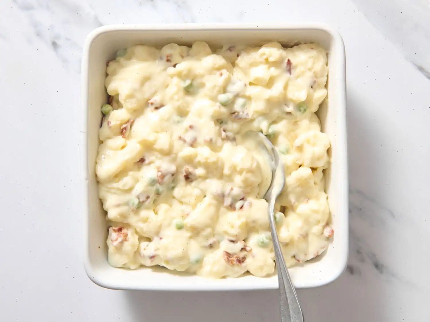 4-Ingredient Cauliflower Alfredo Bake Recipe