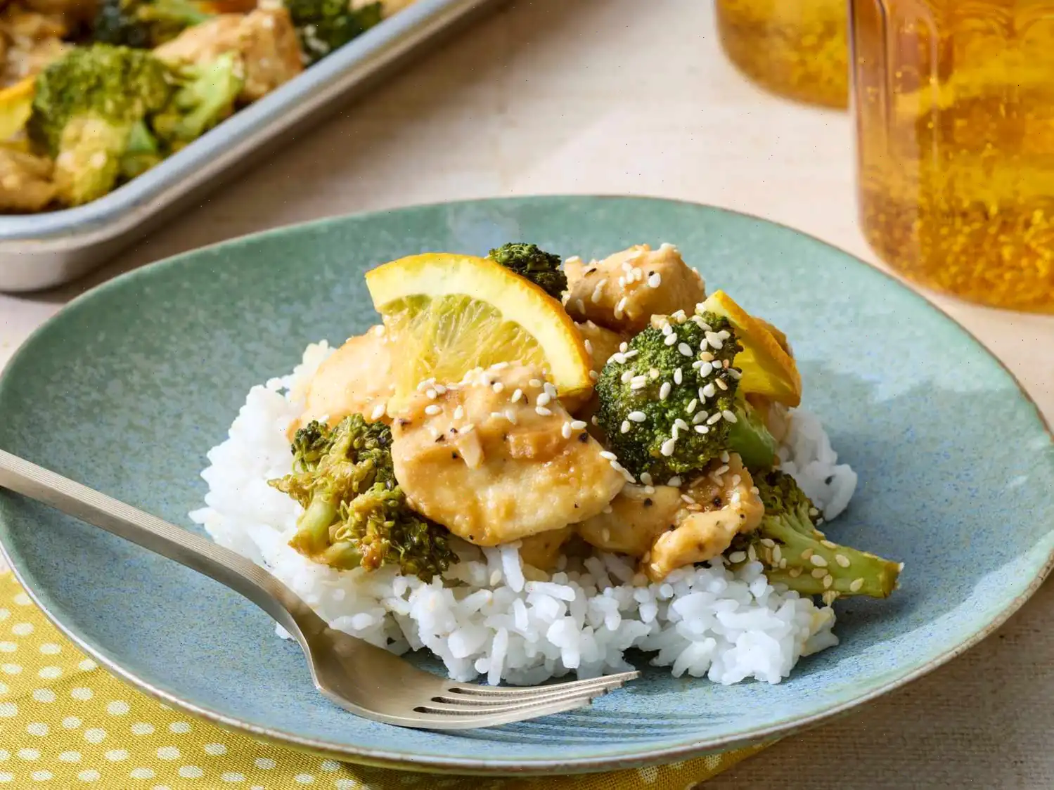 Sheet Pan Orange Chicken and Broccoli Recipe