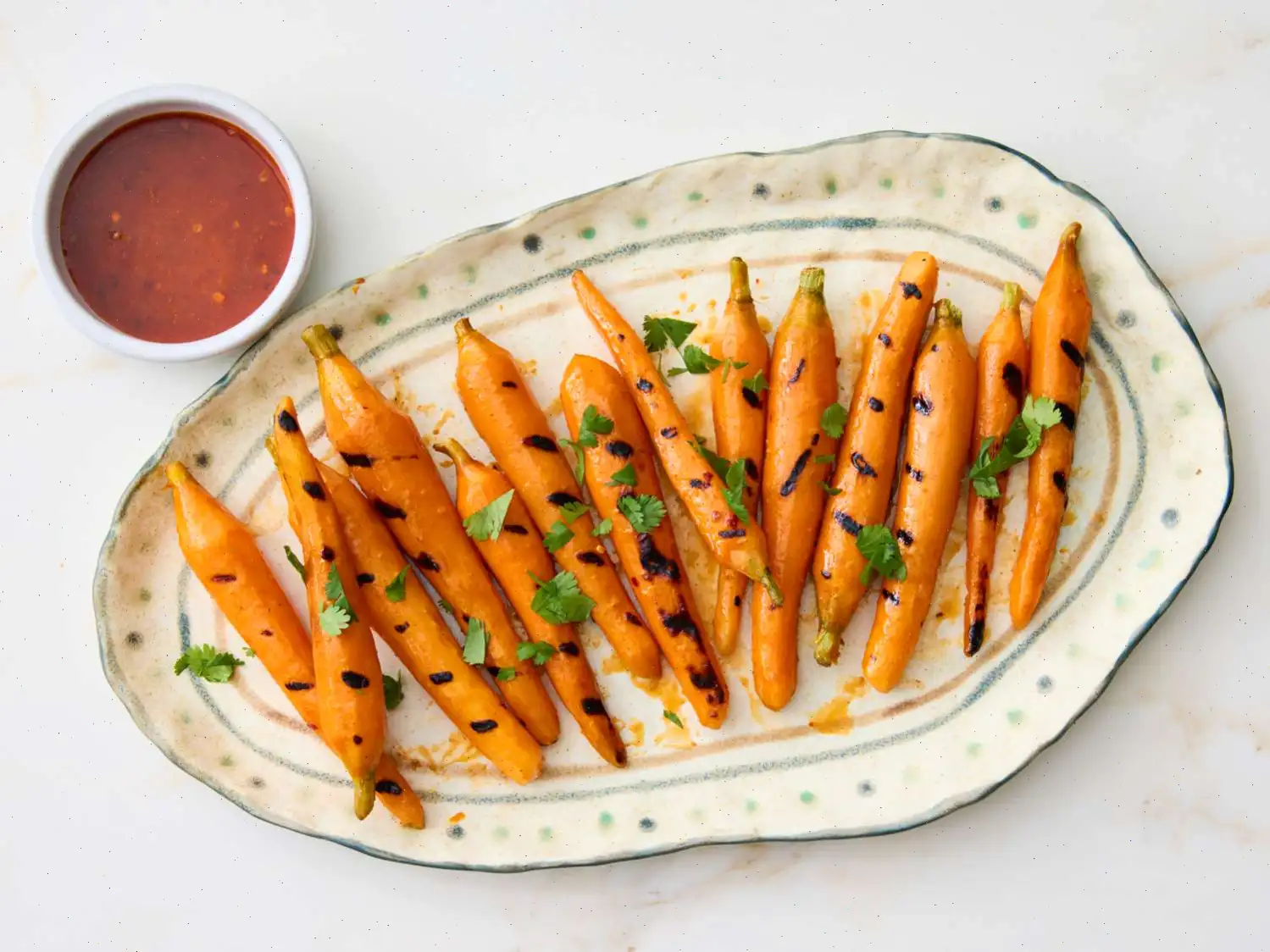 Hot Honey Grilled Carrots Recipe