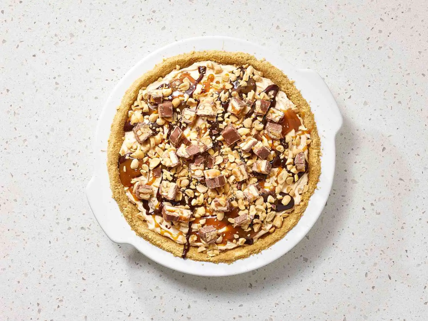 No-Bake Snickers Pie Recipe