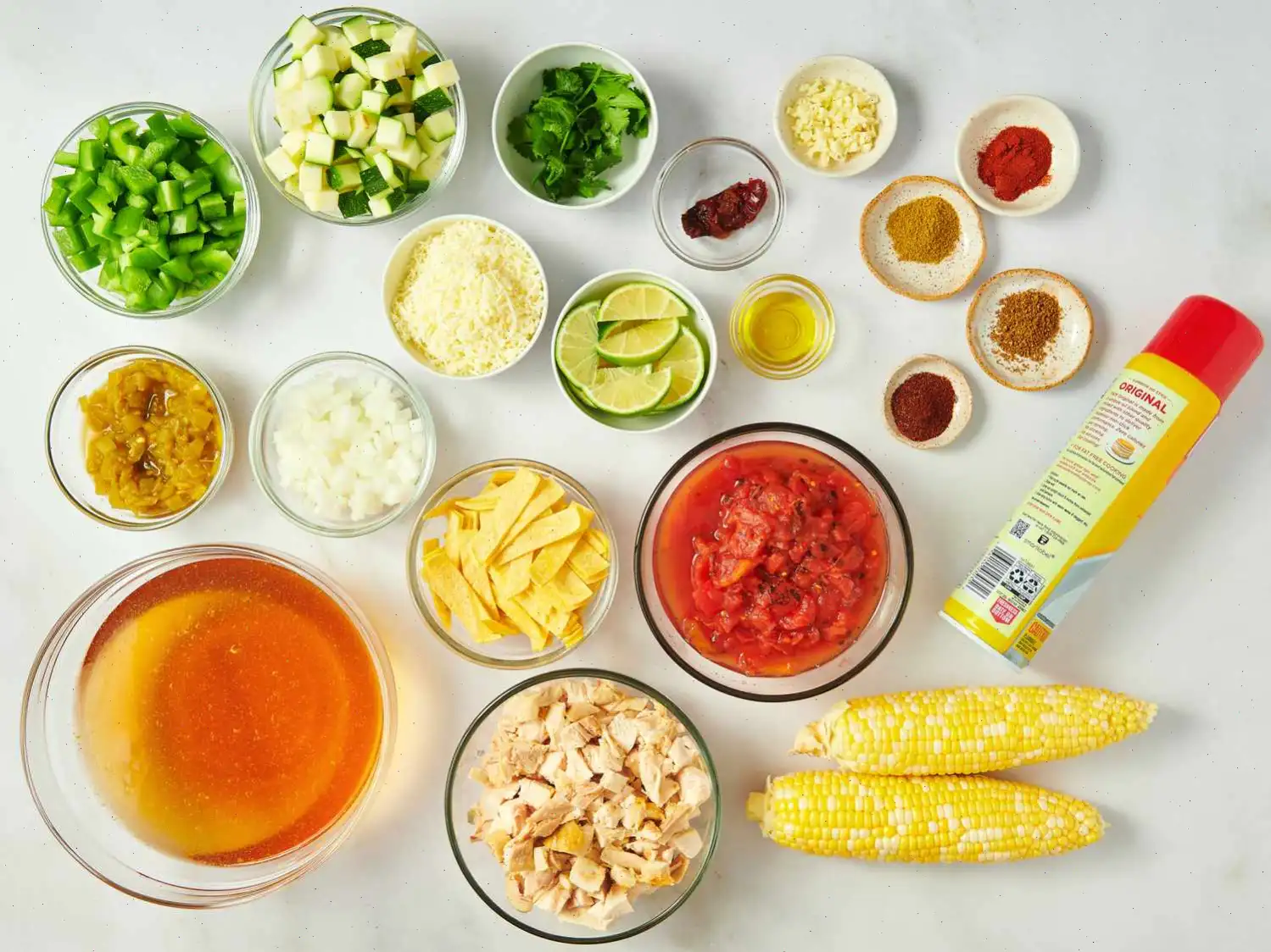 Chicken Tortilla Soup with Charred Corn and Fire-Roasted Tomatoes Recipe