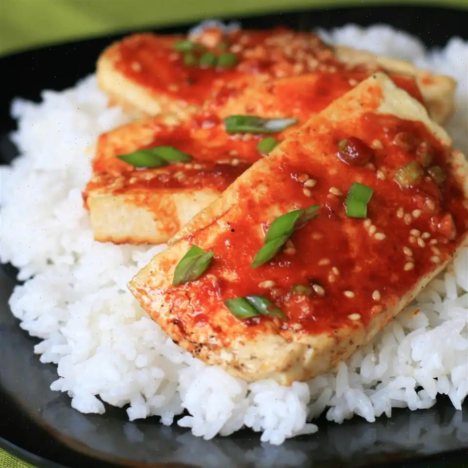 Baked Tofu Slices Recipe